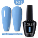 Yeknu  10ml Pearl Shell Color UV Gel Nail Polish Semi Permanent Golden Nail Art Gel Varnish Hybrid Nail Gel Polish Manicure Base