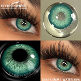 Yeknu  1Pair Blue Contact Lenses Green Eye Contacts Gray Beautiful Pupils Brown Lenses Yearly Cosmetic Colored Contact Lenses