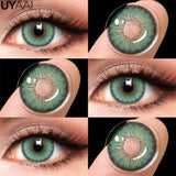Yeknu  NEW Colored Contact Cosmetics Contact Lenses Woman Accesories Black lens Colored lenses For Eyes Natural Contact Lenses