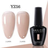 Yeknu  15ml Gel Nail Polish LED Semi-permanent Summer Varnish UV Vernis Blue Color Enamels For Nails Gellak Top Coat Base Polish