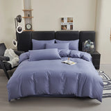 Yeknu  Polyester cotton duvet cover with pillowcase cozy couple luxury bedding set quilt cover single double bed queen king size