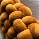 Yeknu  Knotted Square Cushion Nordic Aesthetic Stuffed Pillow Office Chair Decorative Plush Pillow Sleeping Back Knot Hand-made Cushion