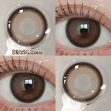 Yeknu  2pcs Myopia Color Contact Lenses for Eyes with Prescription Beauty Pupils Makeup Eye Color Lenses Fashion Blue Lenses
