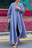 Yeknu  Spring Long Shirts Dress Women Striped Print Fashion Korean Style Loose Ladies Shirts Dresses Long Sleeve Woman Casual Dress