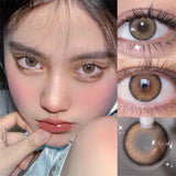 Yeknu  Color Contact Lenses with Diopters Korean Eye Contacts Lenses Colorcon Black Lenses High Quality Natural Optical Lenses