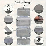 Yeknu  Women's travel toiletries for men-Portable hanging storage bag cosmetic bag suitable for cosmetic travel accessories essentials
