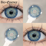 Yeknu  1 Pair Colored Contact Lenses Blue Fashion Lenses for Makeup&Cosplay Lenses Pattaya Natural Lenses Free Shipping