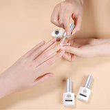Yeknu  10ml Reinforcement Gel Nail Polish Self-leveling Gel Construction Gel Thick Base Gel Hard Painting Gel Varnishes