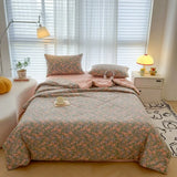 Yeknu  Summer Lightweight Quilt Wrinkle Resistant Washed Cotton All Season Comforter Single Double Bed Air Conditioning Duvet