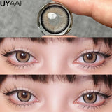 Yeknu  Color Contact Lenses with Diopters Korean Eye Contacts Lenses Colorcon Black Lenses High Quality Natural Optical Lenses