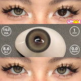Yeknu  Color Contact Lens Black Lenses Natual look Brown Beauty Pupils Makeup Blue Contact Gray Eyes Women Cosmetic Fashion Lens