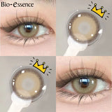 Yeknu  1 Pair Korean Lenses Colored Contact Lenses with Degree Myopia Lenses High Quality Lenses 25 Degree Intervals