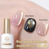 Yeknu  10ml  Aurora Blue Tears Cat Magnetic Eye Gel Polish Arctic Blue Crystal Varnish Shine Glitter Nail Art Manicure