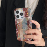Yeknu  Aesthetic Characters Phone Case For iPhone 17 16 15 14 13 Pro Max Floral Bird Retro Shockproof Soft Back Cover