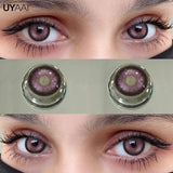 Yeknu  Color Contact Lenses Cosmetic Green Contacts Color Lens Eyes Purple Lenses Beauty Blue Lens High Quality Lenses for Women