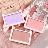 Yeknu  Peach Powder monochrome blush long-term durability Peach orange soft mist matte natural blush six colors available