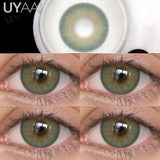 Yeknu  NEW Contact Lens Beauty Blue Lens 14.5mm Big Eyes Color Contact Lenses For Eyes Natual Pupils Cosmetic Lens Makeup Gray