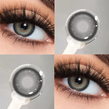 Yeknu  1Pair Brown Colorld Contact Lenses for Eyes Natural Contacts Fashion Lenses Beauty Pupils Color Lenses Fast Shipping