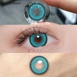 Yeknu  1 Pair Lenses Colored Contact Lenses With Degree Brown Contact Lenses Big Eye Lenses Natural Korean Lenses