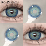 Yeknu  1 Pair Colored Contact Lenses Blue Fashion Lenses for Makeup&Cosplay Lenses Pattaya Natural Lenses Free Shipping