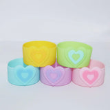 Yeknu  1PC Silicone Heart Straw Covers Reusable Star Straw Toppers Drinking Caps Straws Stopper for Stanley 10mm Tumbler Accessories