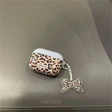 Yeknu  Color Blocking Leopard Print Suitable For Apple AirPods Pro 1st, 2nd, 3rd Generation Bluetooth Headphone Case protective Case