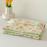 Yeknu  Comforter Botanical Flowers Garden Ultra Soft & Breathable 100%Nature Cotton Bedding Sets With Flat/Fitted Sheet 2 Pillowcases