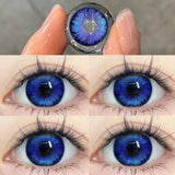 Yeknu  1 Pair/2pcs Color Contact Lenses for Eyes Blue Eye Lenses With Degree Natural Beauty Color Pupils Eyes Fast Shipping