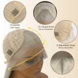 Yeknu  Wig Synthetic Lace Front Wig 13x4 Lace Front Wigs Pre Plucked Long Straight Wigs for Women 26 Inch