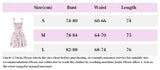 Yeknu  Jastie French Style Floral Print Sleeveless Mini Dresses Women Square Neck Low Waist A-line Slim Summer Dress Holiday Robe