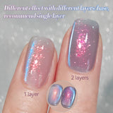 Yeknu  10ml  Aurora Blue Tears Cat Magnetic Eye Gel Polish Arctic Blue Crystal Varnish Shine Glitter Nail Art Manicure