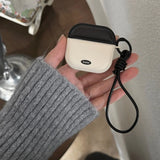 Yeknu   Autumn and winter temperament color matching diagonal span lanyard is suitable for AirPods4 protective case, new Pro2