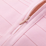 Yeknu  Sexy Slim Solid Sling Dress Women Short Striped Hip Package Sleeveless Backless Dresses Female Summer Autumn Lady Robe New