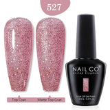 Yeknu  10ml Pearl Shell Color UV Gel Nail Polish Semi Permanent Golden Nail Art Gel Varnish Hybrid Nail Gel Polish Manicure Base