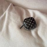 Yeknu  Simple polka dots on black background, suitable for Huawei FreeClip2 earphone case freebuds7i earphone case 6i case se2