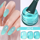 Yeknu  10ml Reinforcement Gel Nail Polish Self-leveling Gel Construction Gel Thick Base Gel Hard Painting Gel Varnishes