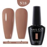 Yeknu  10ml Pearl Shell Color UV Gel Nail Polish Semi Permanent Golden Nail Art Gel Varnish Hybrid Nail Gel Polish Manicure Base