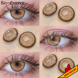 Yeknu  1 Pair Colored Contact Lenses With Prescription Myopia Lenses Brown Contact Lenses High Quality Natural Lenses
