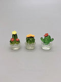 Yeknu  Miniature Precise Office Desk Decorative Cactus Succulent Healing Small Ornaments Synthetic Resin Plant Theme Desktop Accesso...