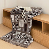 Yeknu 2025 new cotton gauze shawl bath towel travel blanket multi-layer gauze multi-functional sofa towel blanket adult