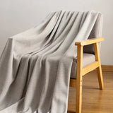 Yeknu 2025 new light luxury blanket living room nap sofa blanket bedside towel office aviation blanket paper pattern fish bone pattern