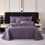 Yeknu Luxury 1000TC Egyptian Cotton Quilted Bedspread, Queen King Size, Bed Cover, Mattress Topper Coverlet, Bed Sheet, Pillowcases