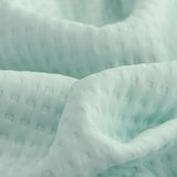 Yeknu High-end Waffle Plaid Ice Silk Summer Blanket for Bed Double Side Cool Feel Silk Air Conditioning Quilt Cooling Duvet Comforter