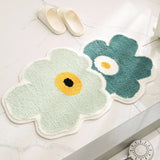 Yeknu  Mat Anti-Slip Water Absorbent Door Mat Home Use Entrance Floor Mat Batoom Carpet Simple Sle hine Wa...
