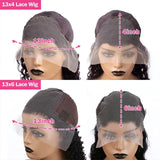 Yeknu  13x6 Body Wave Lace Front Human Hair Wigs Natural Black #4 Brown 13x4 Pre Plucked With Baby Hair For Women 200 Density