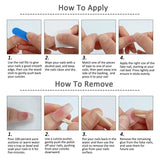 Yeknu  10pcs Mini Flower Fake Nails Short Square Press on Nails Glitter Cat Eye False Nails Full Cover Sweet Cute Manicure Nail Art Tip