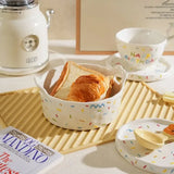 Yeknu High Beauty Female Coffee Cup Set High Grade Exquisite Afternoon Tea Cup Advanced Ceramic Mug