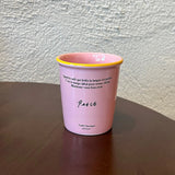 Yeknu Korean Sle Cerc Coffee Cup for Women Handheld Office Water Drinking Cup Juicy Milk Coffee Cup Artistic Design 200ml-400m...