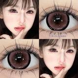 Yeknu  1 Pair Pink Series Contact Lenses for Eyes Beauty Pupils Makeup Eye Lenses for Myopia Natural Color Lenses Blue Lenses