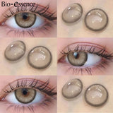 Yeknu  1 Pair Colored Contact Lenses With Prescription Myopia Lenses Brown Contact Lenses High Quality Natural Lenses